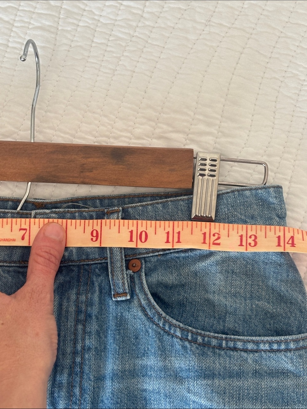 Madewell Blue Denim Midi Skirt - Picture 8 of 8